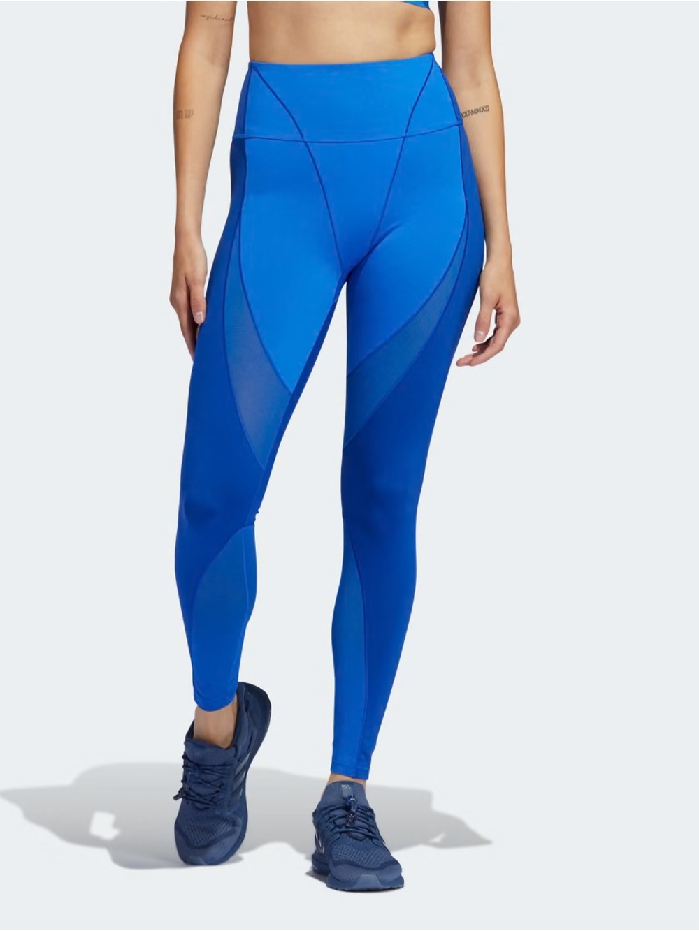 NWT Adidas Ivy Park Royal Blue Athletic Leggings Size XL Beyoncé Ivy Park